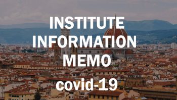 Suspension of ISI Florence spring 2020 semester programs